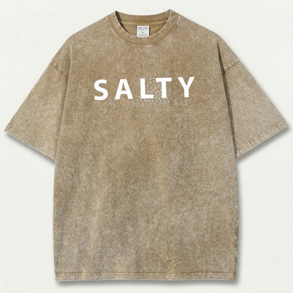 Salty Vintage Organic Cotton Faith Tee-HikeVista