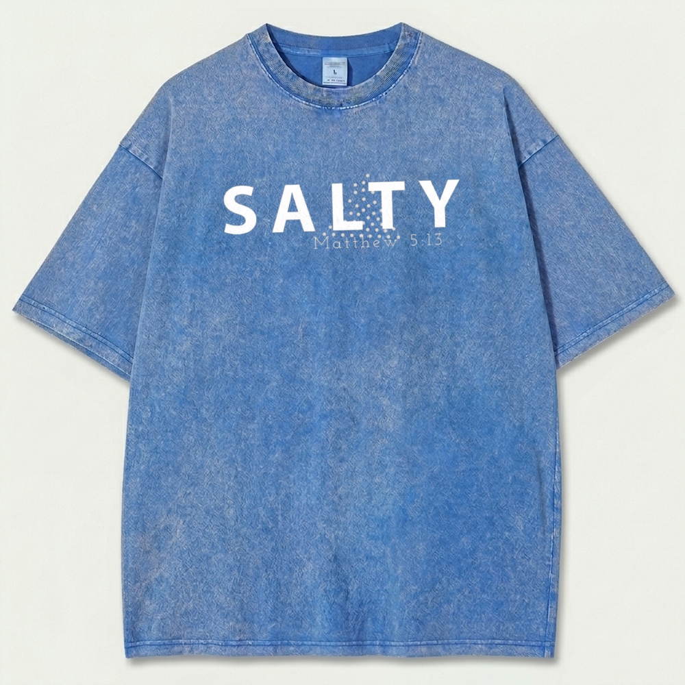Salty Vintage Organic Cotton Faith Tee-HikeVista