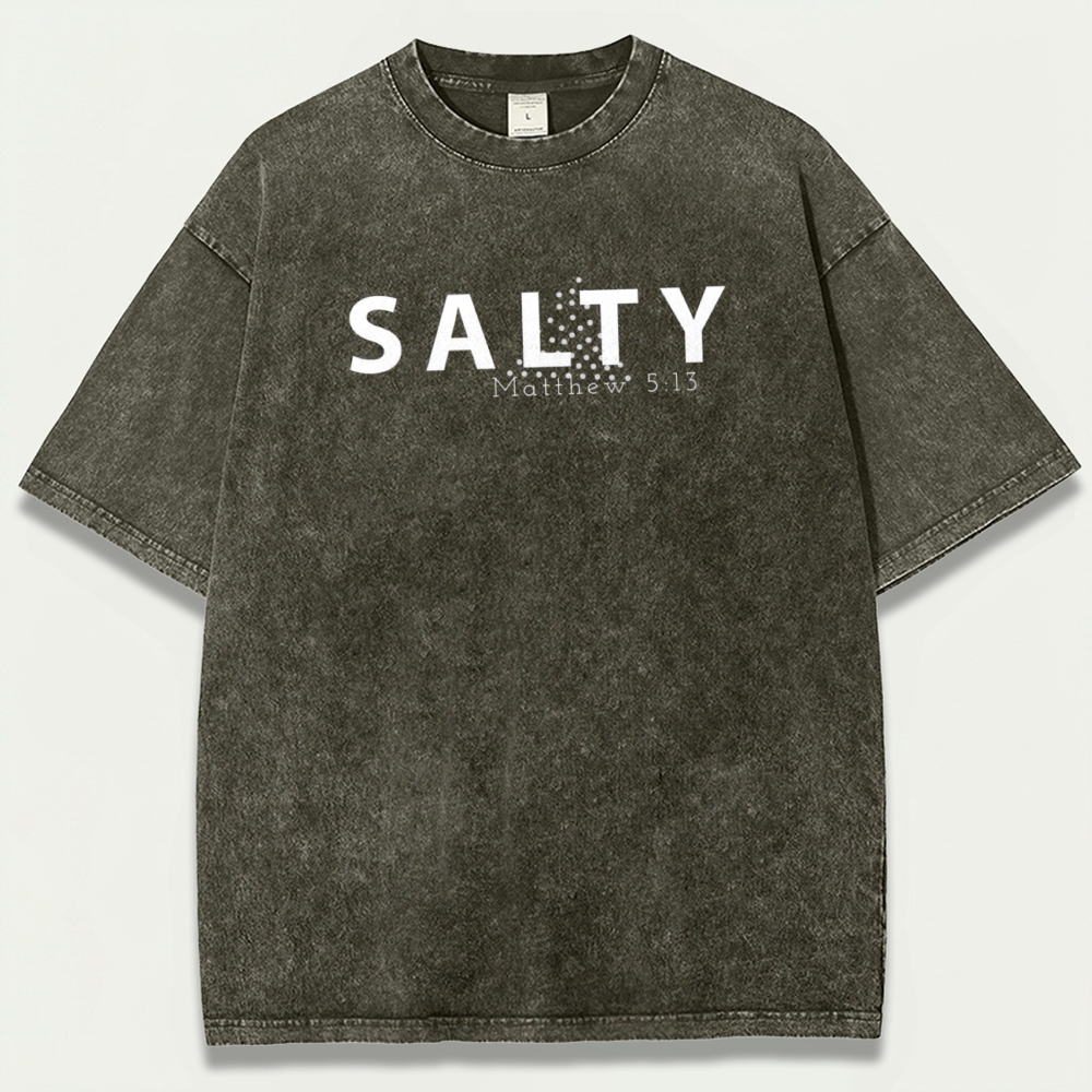 Salty Vintage Organic Cotton Faith Tee-HikeVista