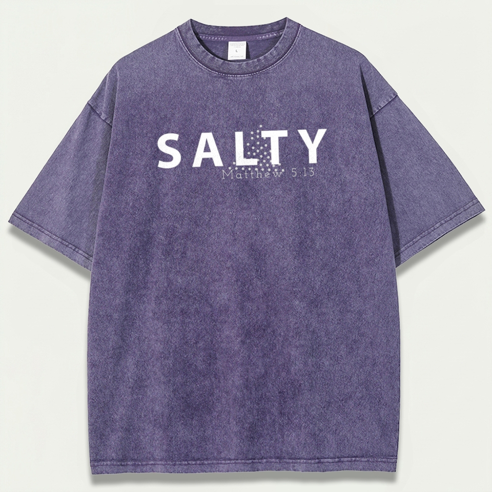 Salty Vintage Organic Cotton Faith Tee-HikeVista