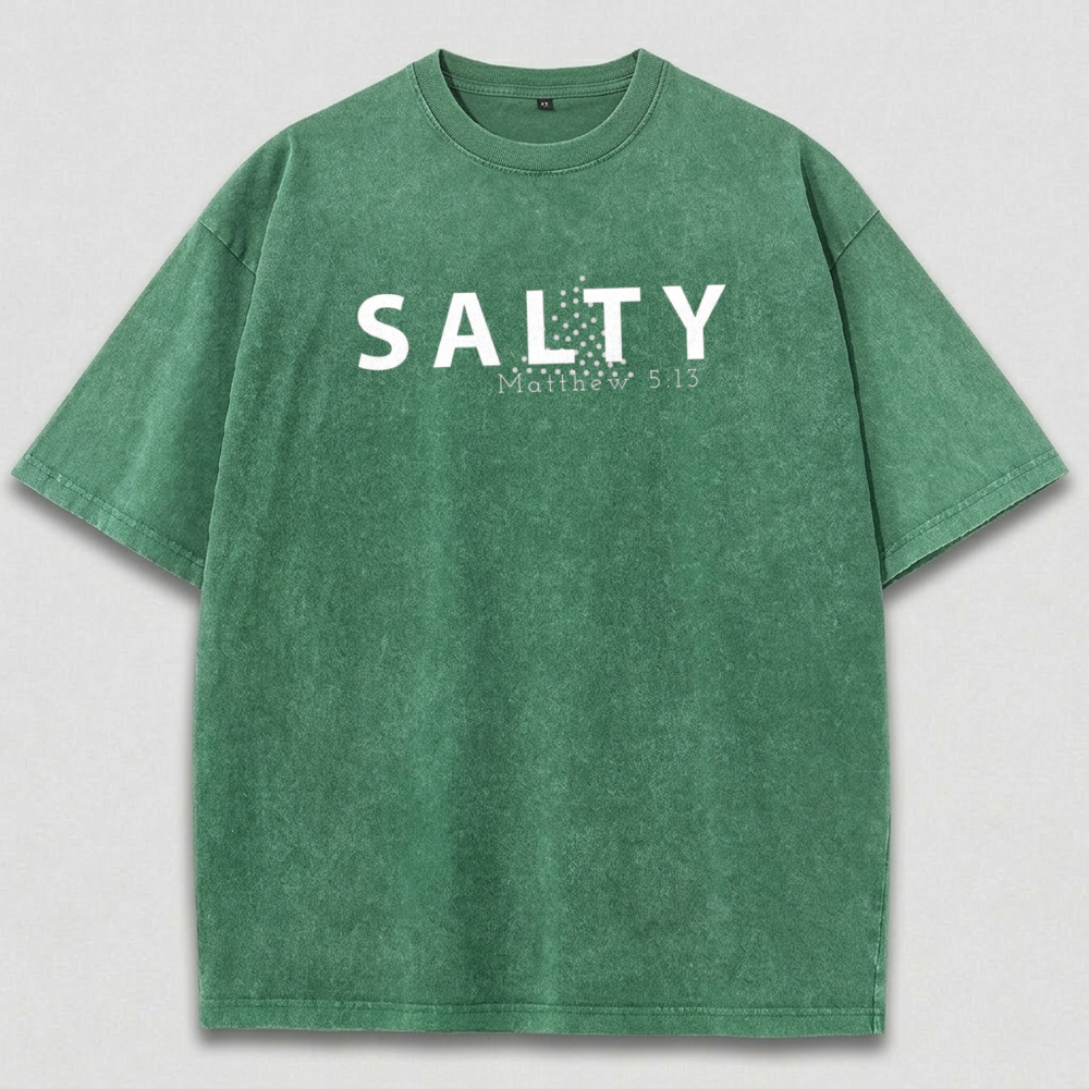 Salty Vintage Organic Cotton Faith Tee-HikeVista