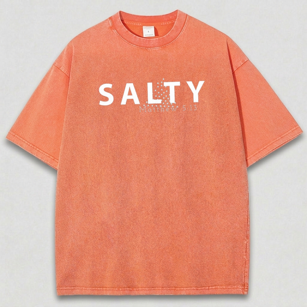 Salty Vintage Organic Cotton Faith Tee-HikeVista