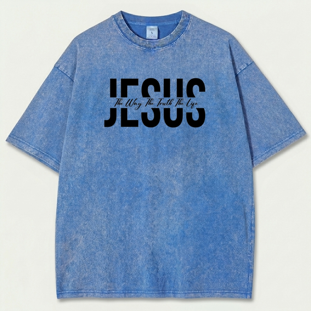 Jesus Vintage Organic Cotton Faith Tee-HikeVista