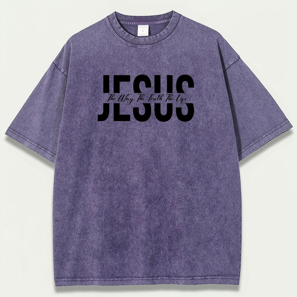 Jesus Vintage Organic Cotton Faith Tee-HikeVista