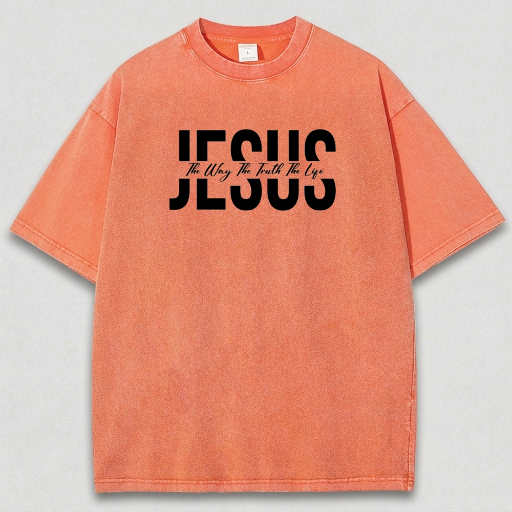 Jesus Vintage Organic Cotton Faith Tee-HikeVista