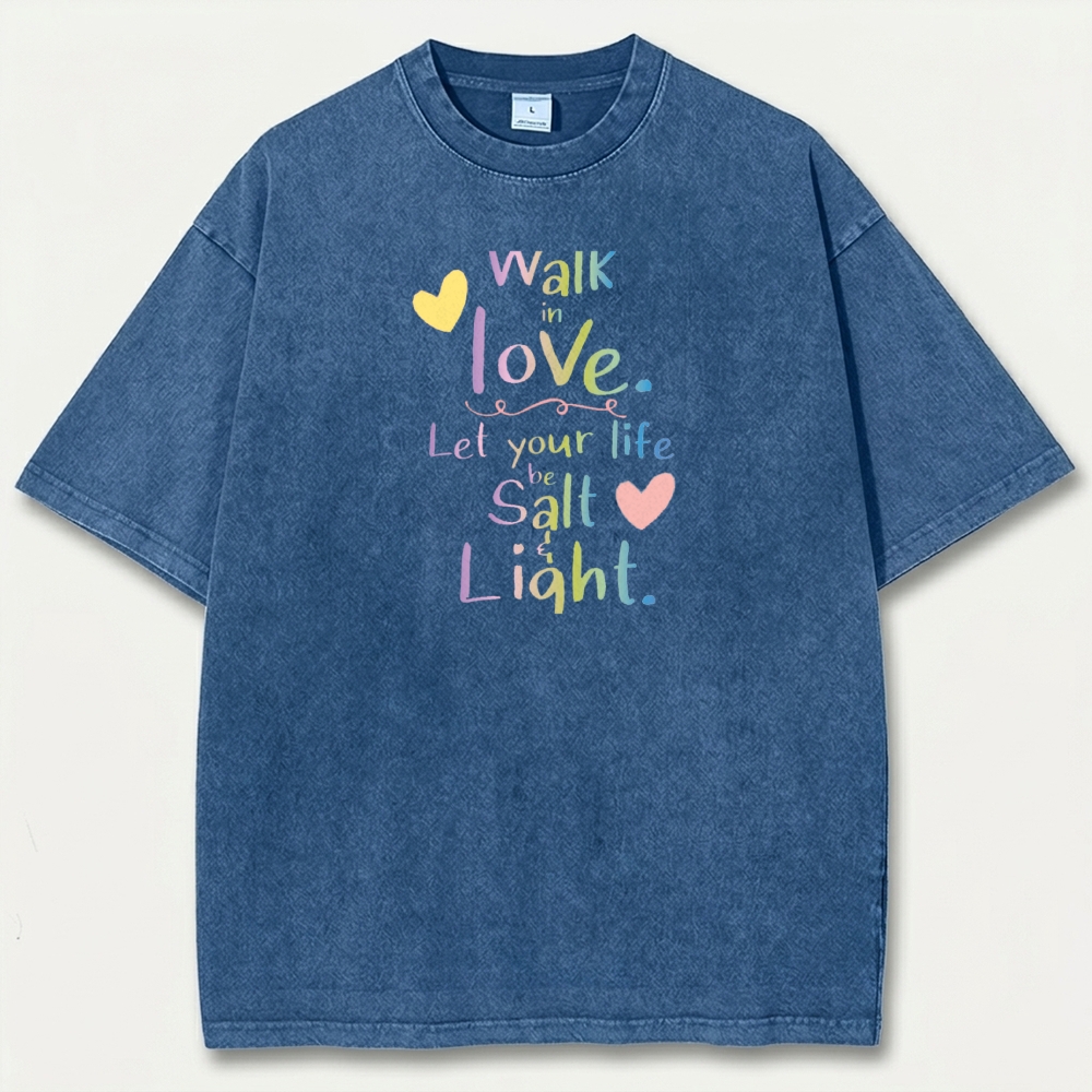 Walk In Love Vintage Organic Cotton Trail Tee-HikeVista
