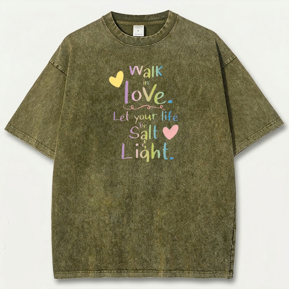 Walk In Love Vintage Organic Cotton Trail Tee-HikeVista