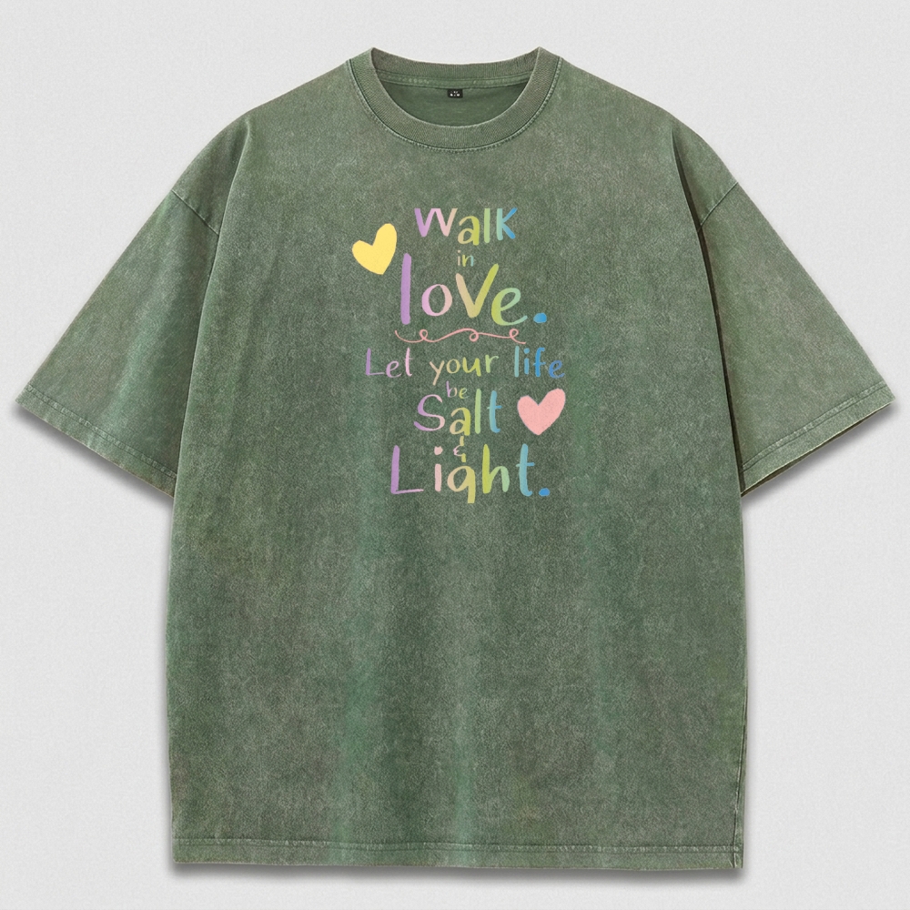 Walk In Love Vintage Organic Cotton Trail Tee-HikeVista