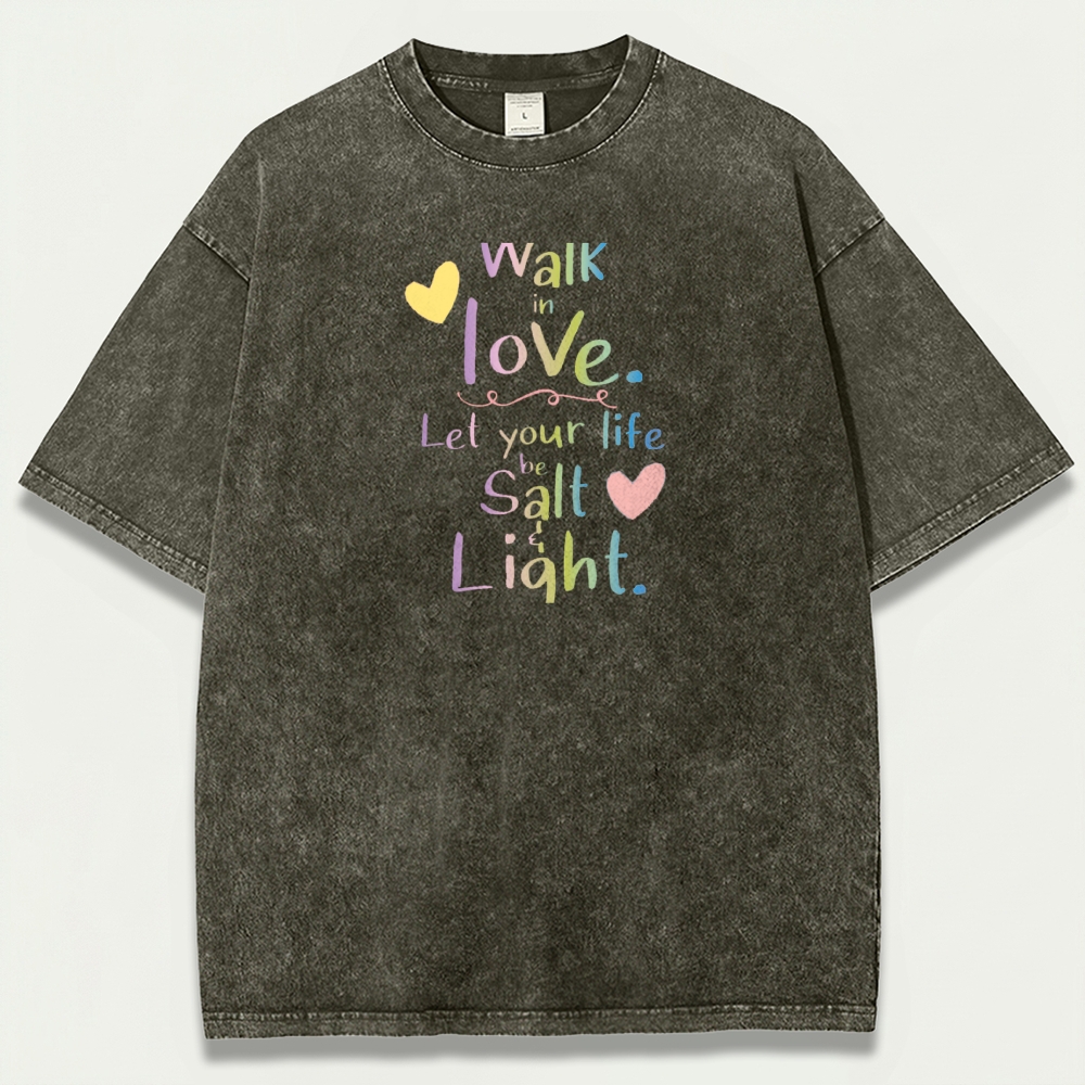Walk In Love Vintage Organic Cotton Trail Tee-HikeVista