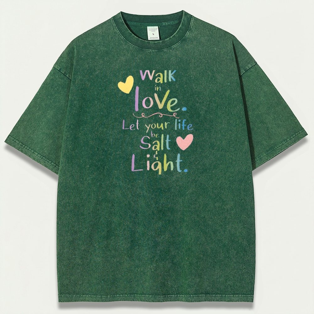 Walk In Love Vintage Organic Cotton Trail Tee-HikeVista