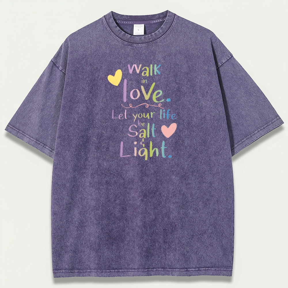 Walk In Love Vintage Organic Cotton Trail Tee-HikeVista
