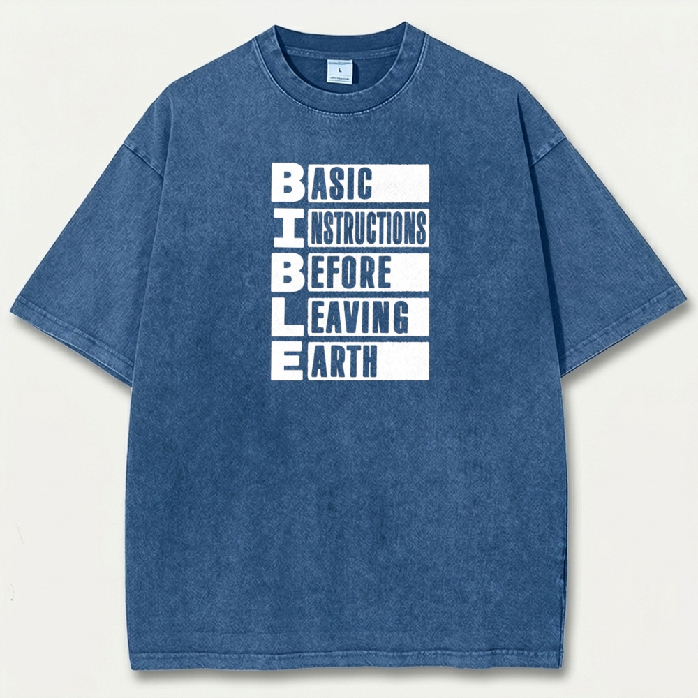 Bible Vintage Organic Cotton Faith Tee-HikeVista