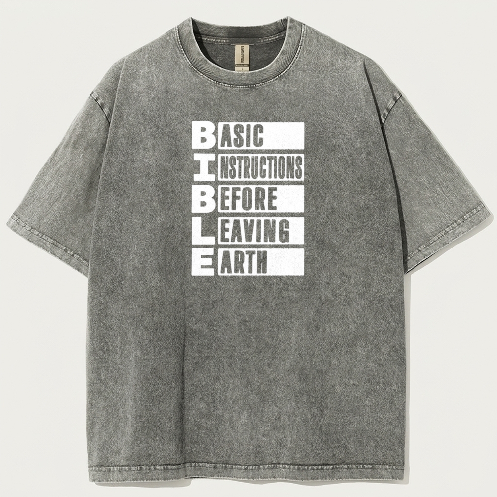 Bible Vintage Organic Cotton Faith Tee-HikeVista