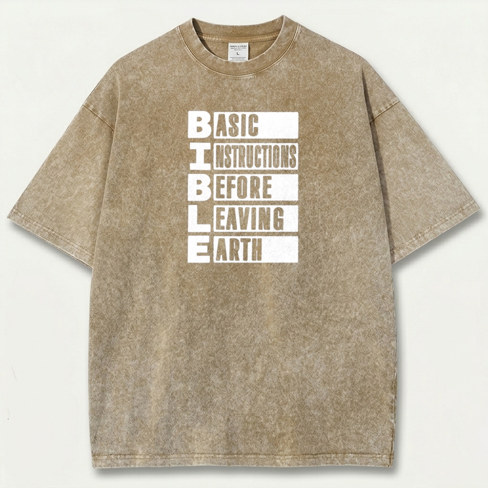Bible Vintage Organic Cotton Faith Tee-HikeVista