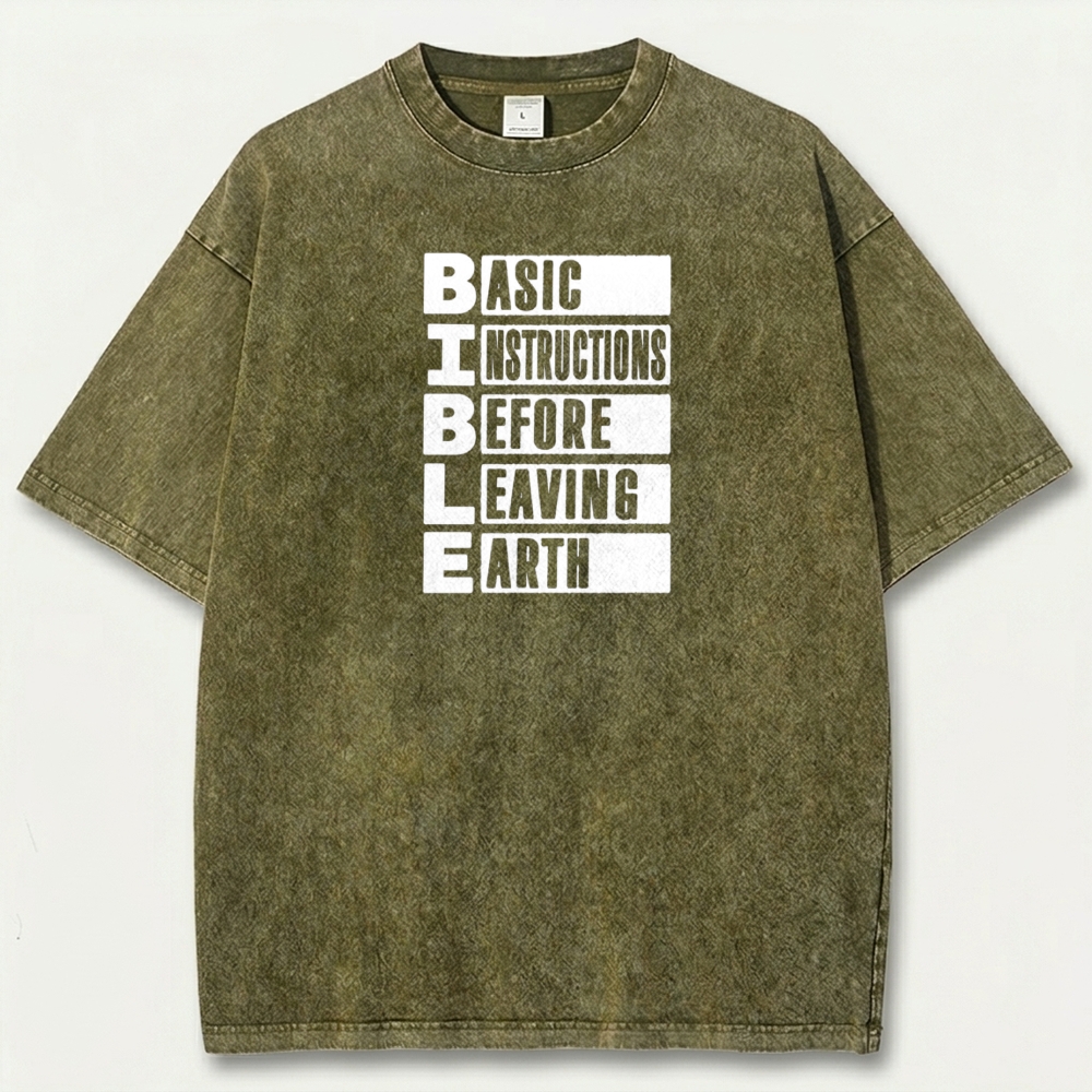Bible Vintage Organic Cotton Faith Tee-HikeVista