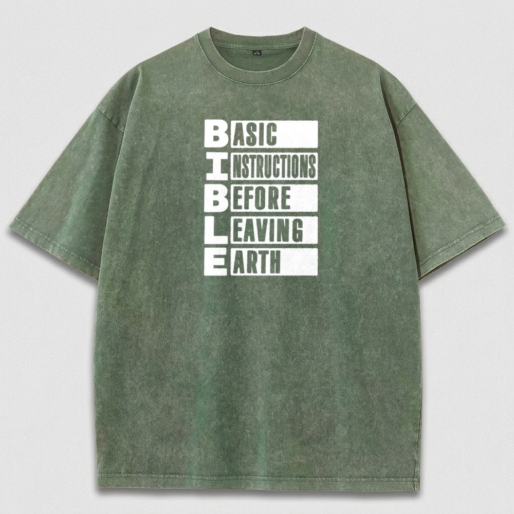 Bible Vintage Organic Cotton Faith Tee-HikeVista