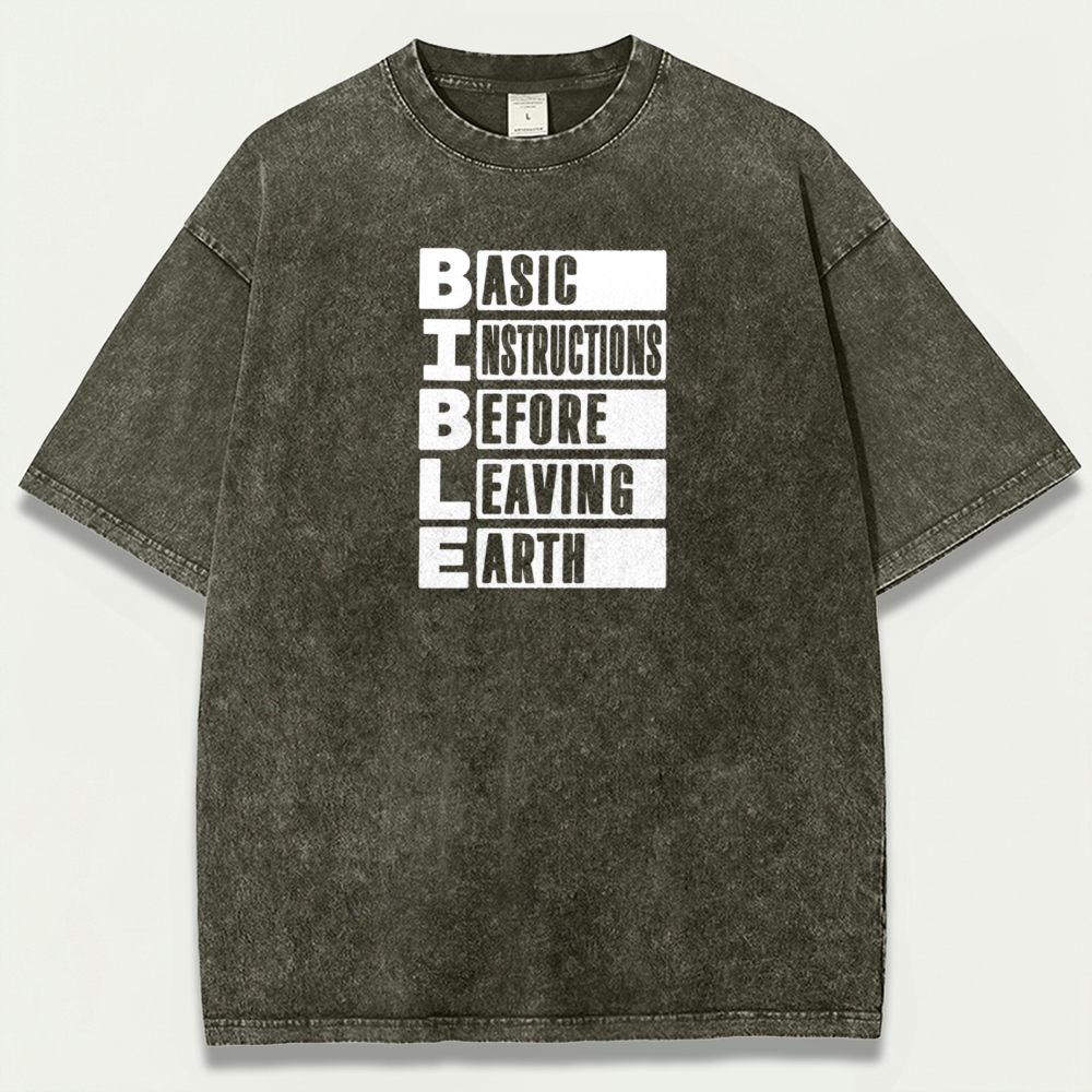 Bible Vintage Organic Cotton Faith Tee-HikeVista