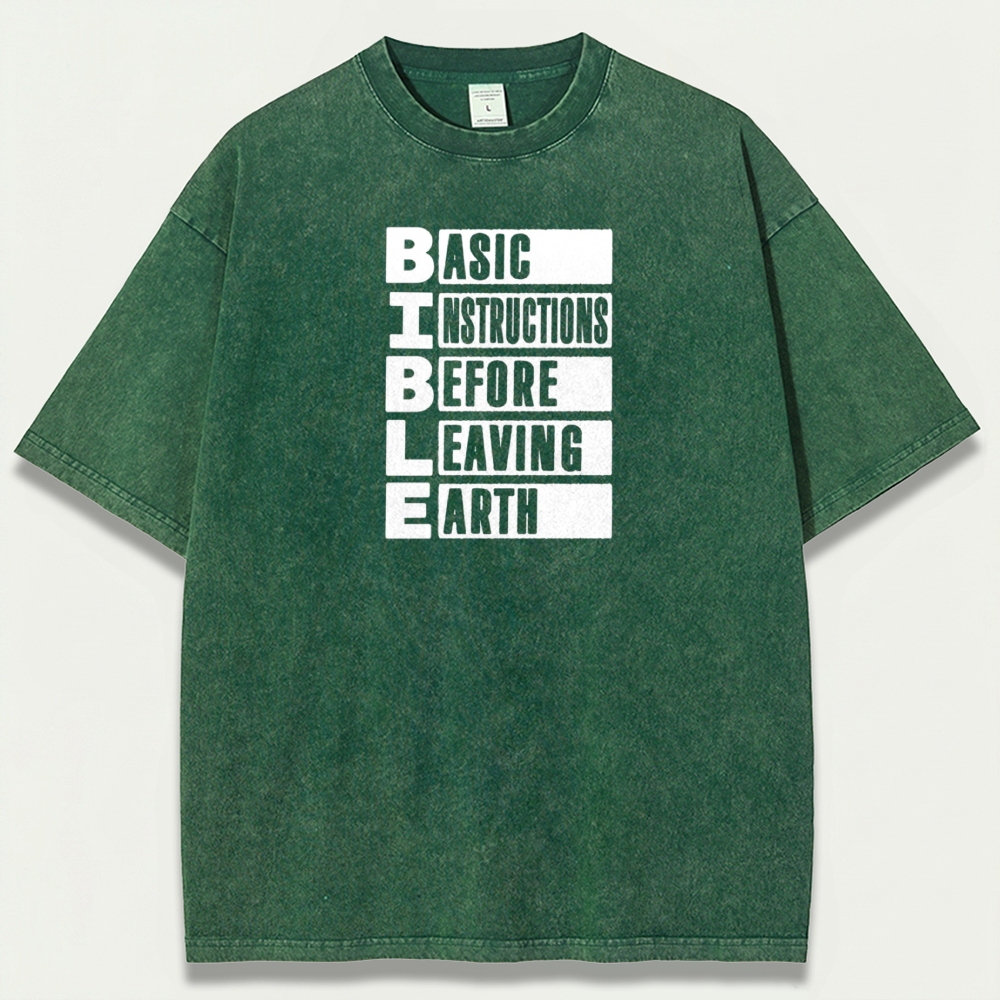Bible Vintage Organic Cotton Faith Tee-HikeVista