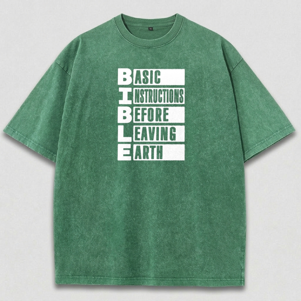 Bible Vintage Organic Cotton Faith Tee-HikeVista