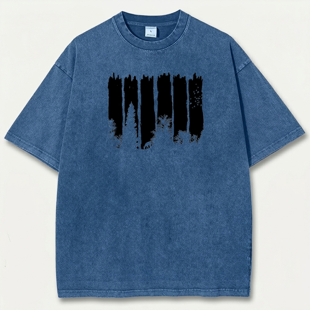 Forest Vintage Organic Cotton Hiking Tee-HikeVista