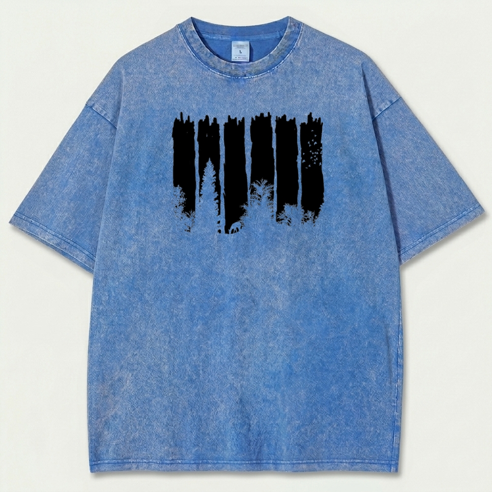 Forest Vintage Organic Cotton Hiking Tee-HikeVista