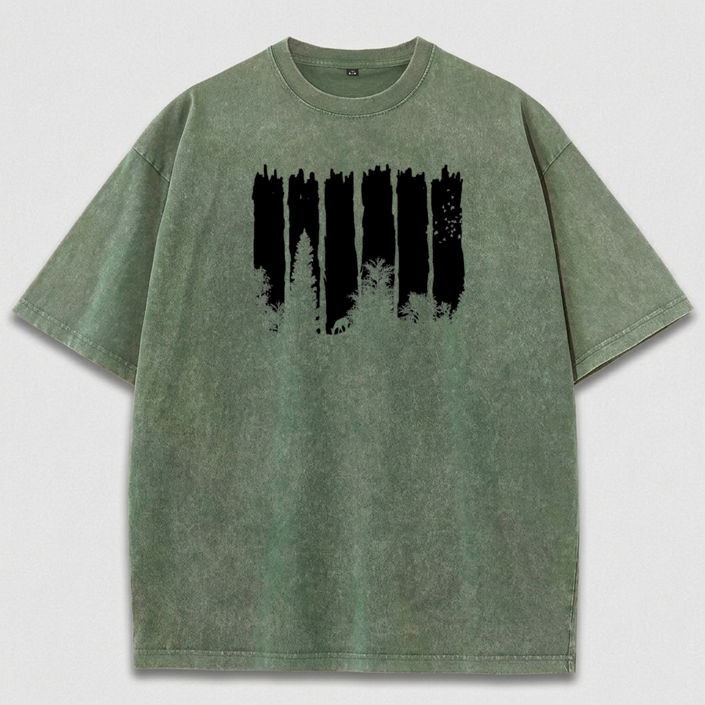 Forest Vintage Organic Cotton Hiking Tee-HikeVista