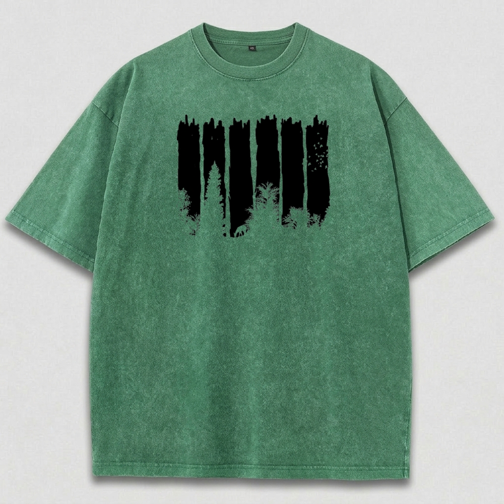 Forest Vintage Organic Cotton Hiking Tee-HikeVista