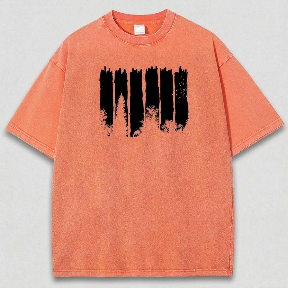 Forest Vintage Organic Cotton Hiking Tee-HikeVista