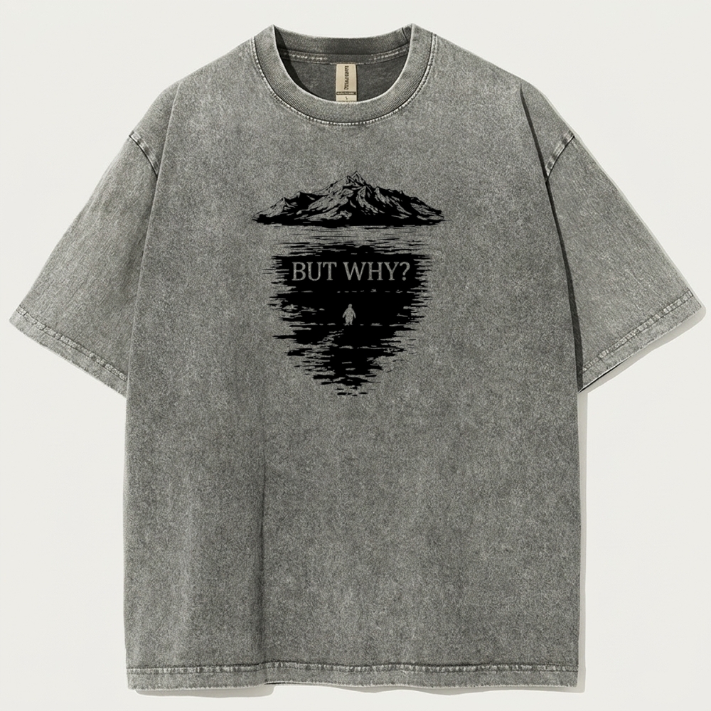 But Why Vintage Organic Cotton Hiking Tee-HikeVista