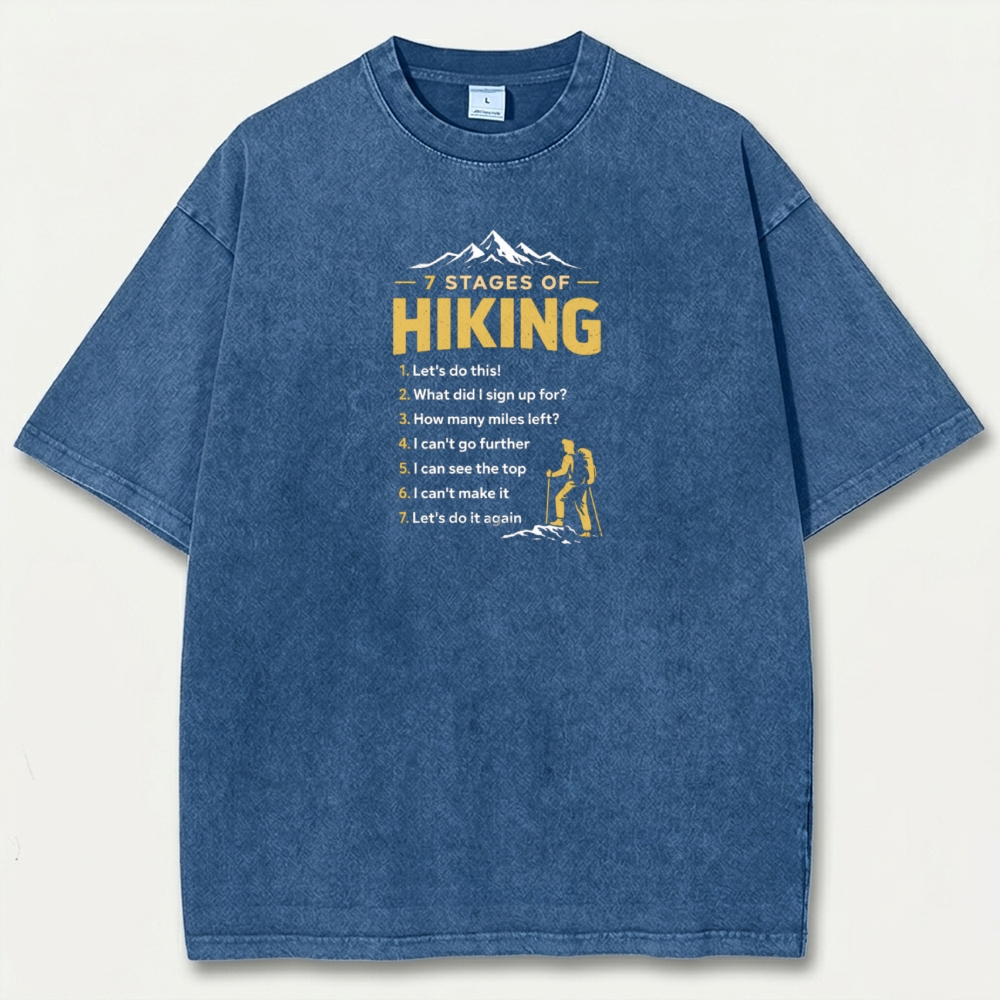 Hiking Vintage Organic Cotton Tee-HikeVista