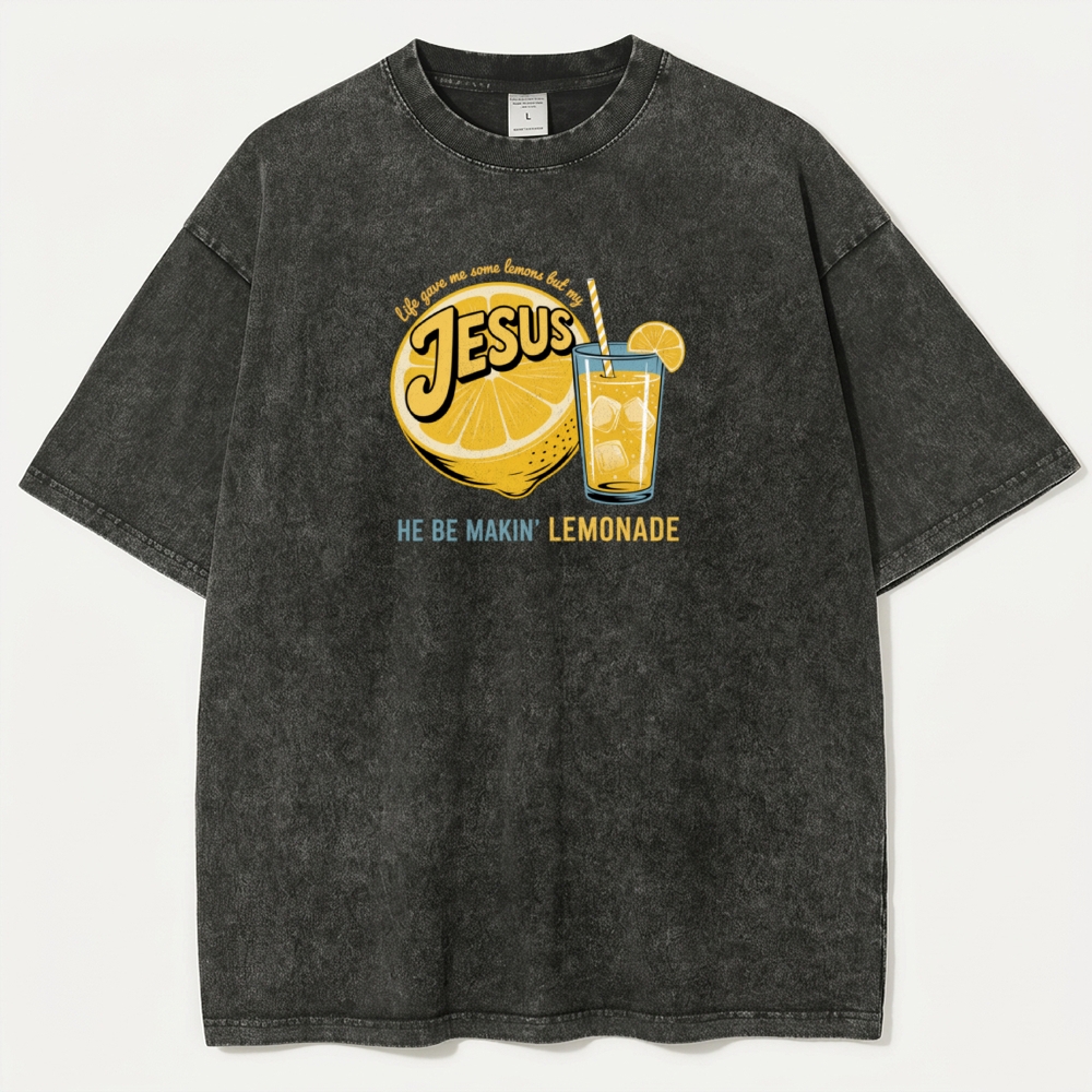 Jesus Lemon Vintage Organic Cotton Hiking Tee-HikeVista