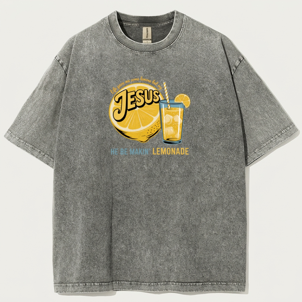 Jesus Lemon Vintage Organic Cotton Hiking Tee-HikeVista