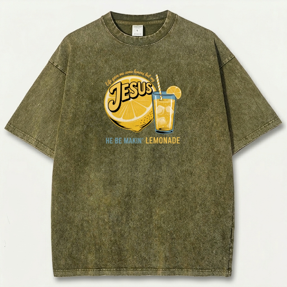 Jesus Lemon Vintage Organic Cotton Hiking Tee-HikeVista