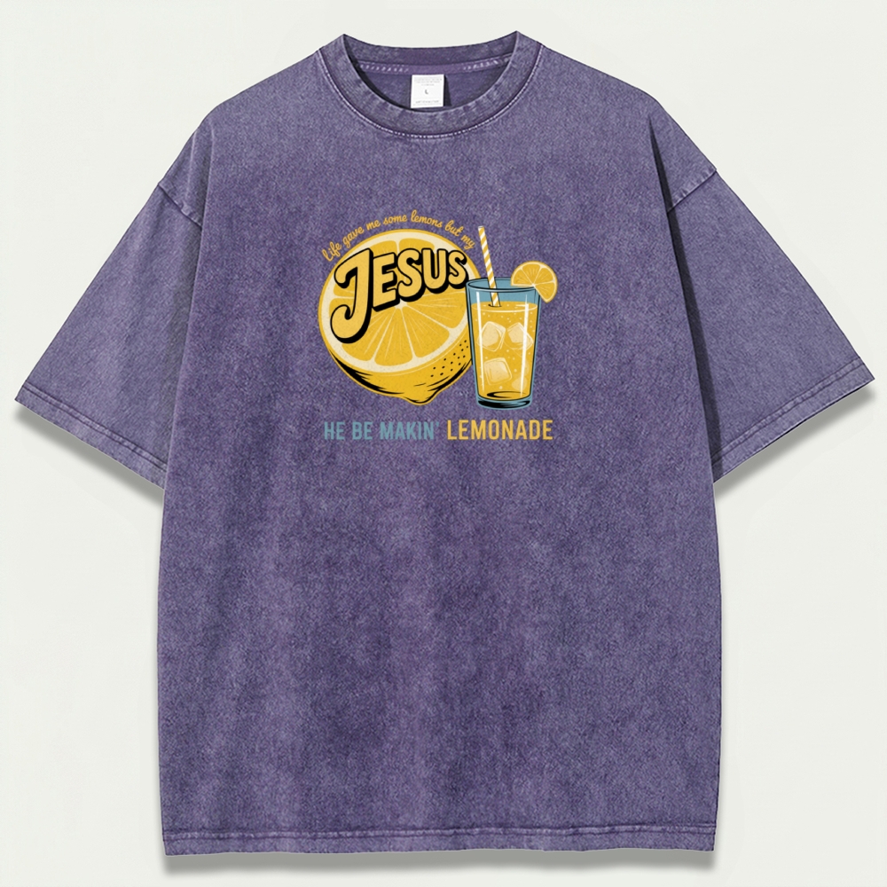 Jesus Lemon Vintage Organic Cotton Hiking Tee-HikeVista