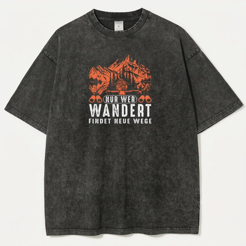 Forest Vintage Organic Cotton Hiking Tee-HikeVista