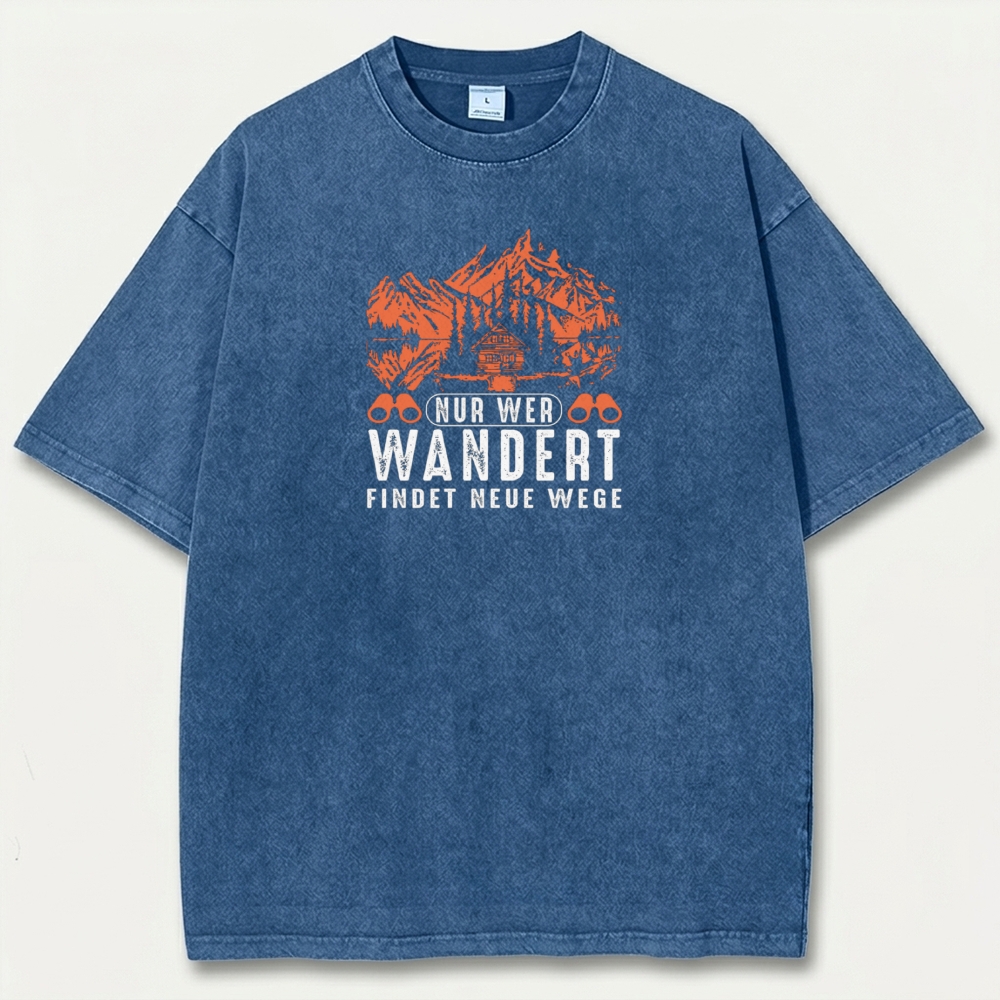 Forest Vintage Organic Cotton Hiking Tee-HikeVista