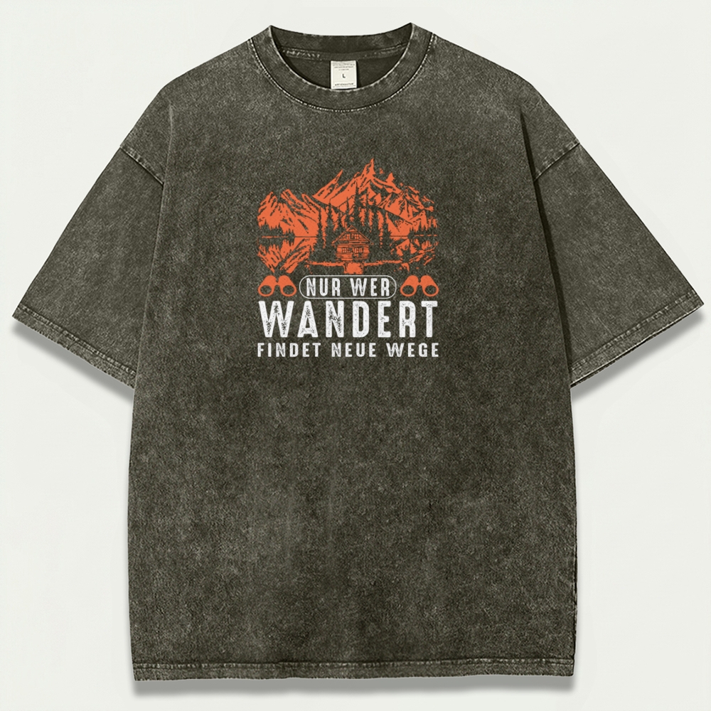 Forest Vintage Organic Cotton Hiking Tee-HikeVista