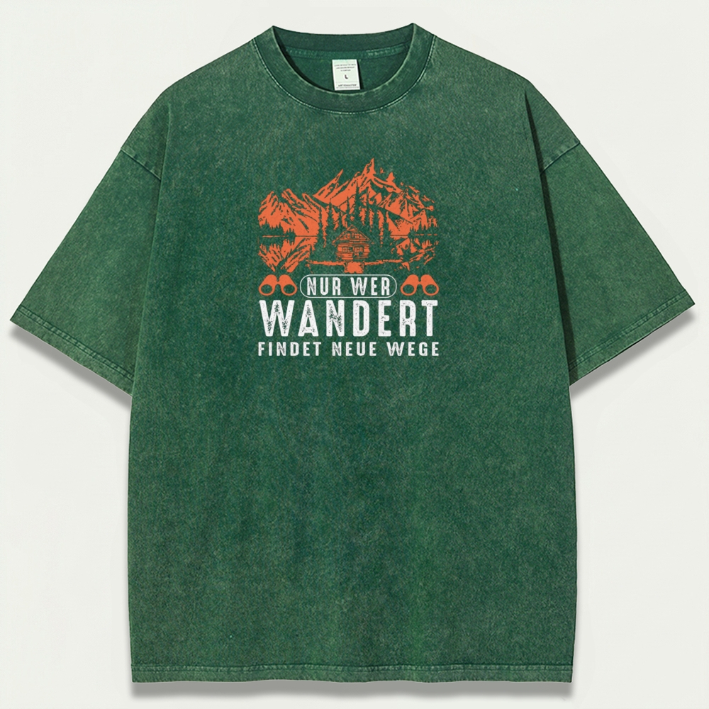 Forest Vintage Organic Cotton Hiking Tee-HikeVista