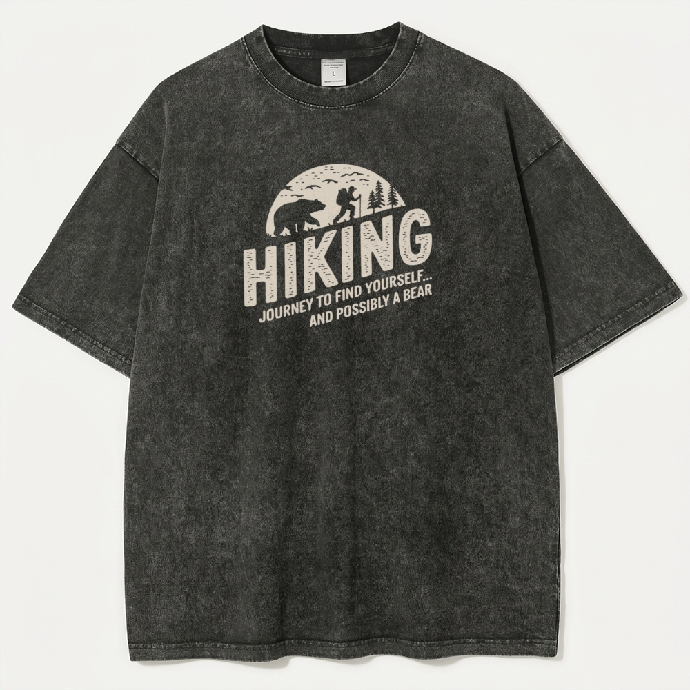 Hiking Forest Vintage Organic Cotton Tee-HikeVista