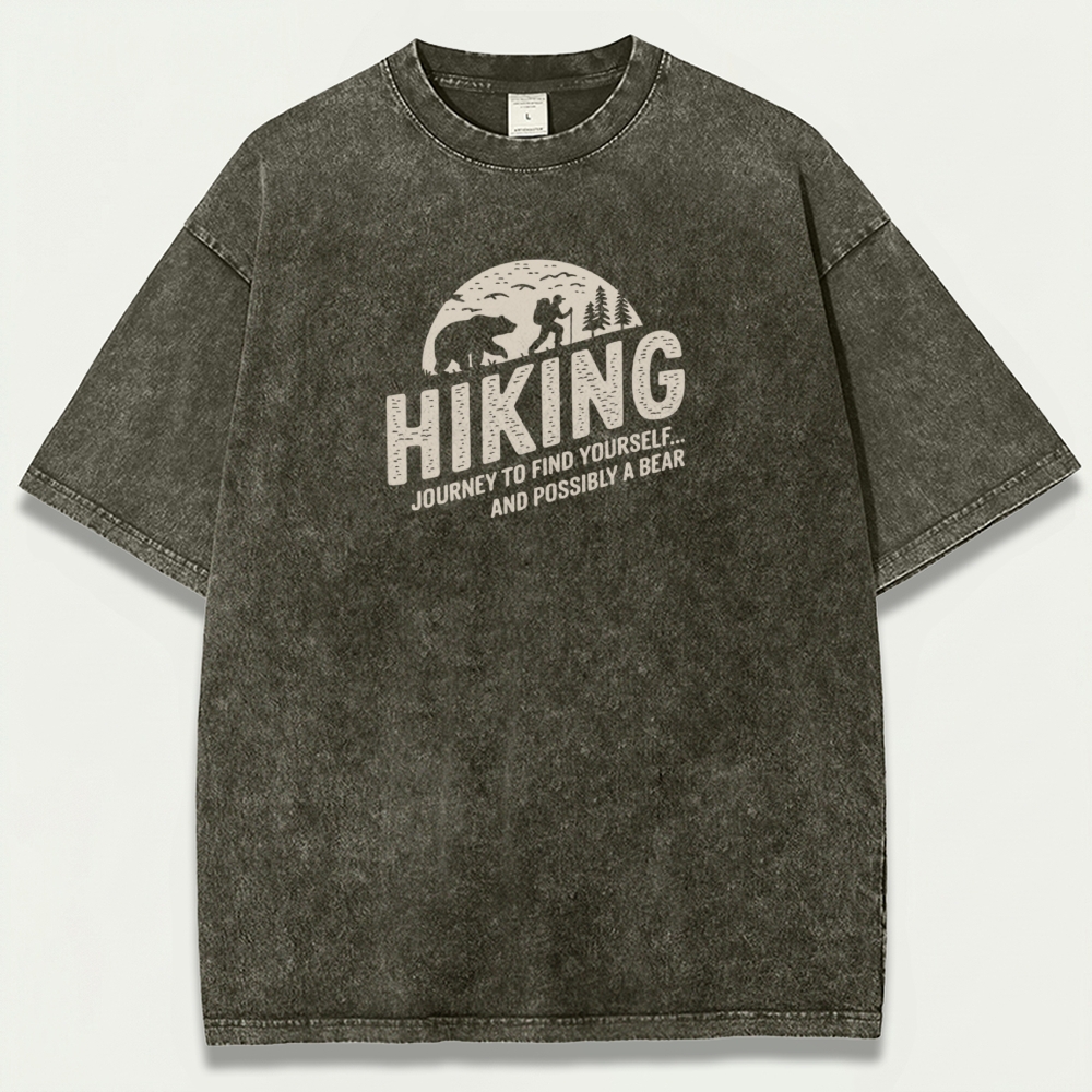 Hiking Forest Vintage Organic Cotton Tee-HikeVista
