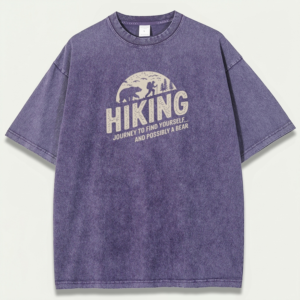 Hiking Forest Vintage Organic Cotton Tee-HikeVista