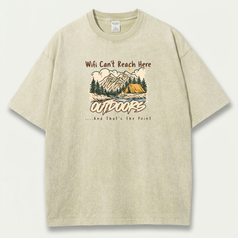 Hiking Forest Vintage Organic Cotton Tee-HikeVista