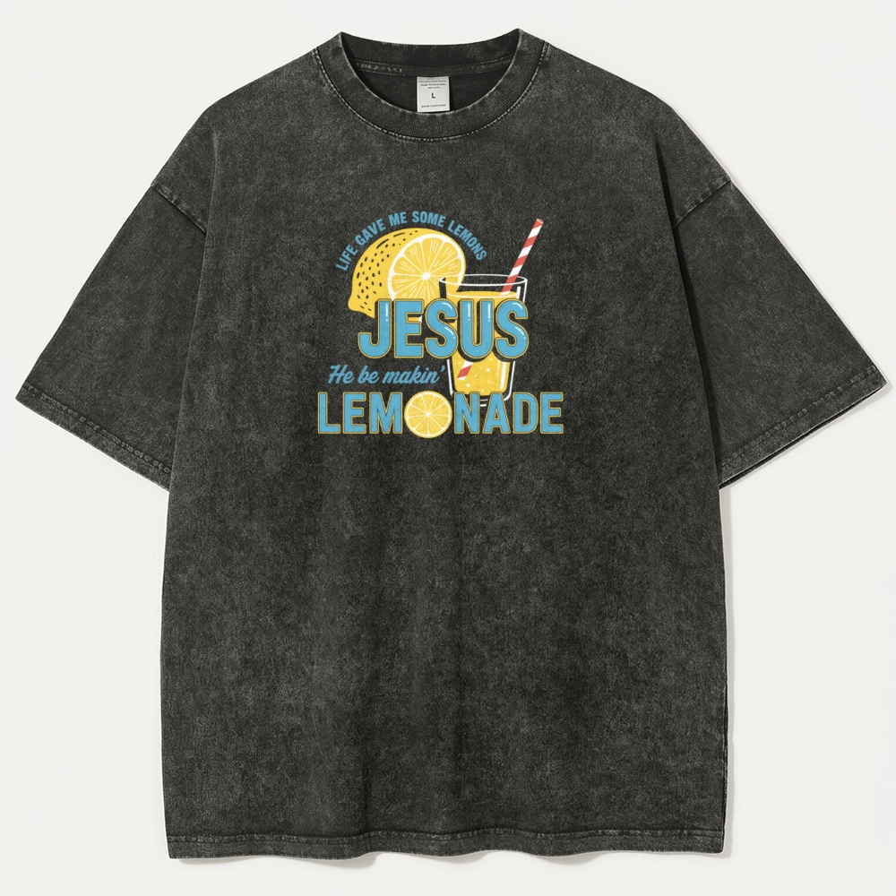 Jesus Lemon Vintage Organic Cotton Hiking Tee-HikeVista