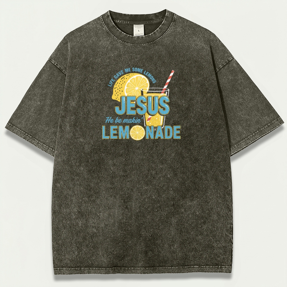Jesus Lemon Vintage Organic Cotton Hiking Tee-HikeVista