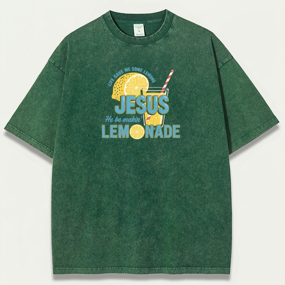 Jesus Lemon Vintage Organic Cotton Hiking Tee-HikeVista
