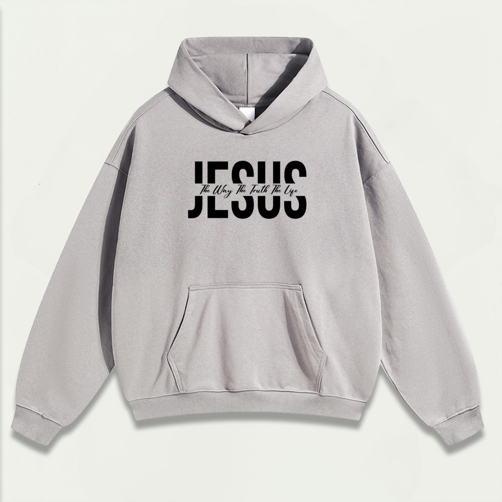 Jesus Heavyweight Faith Hoodie-HikeVista