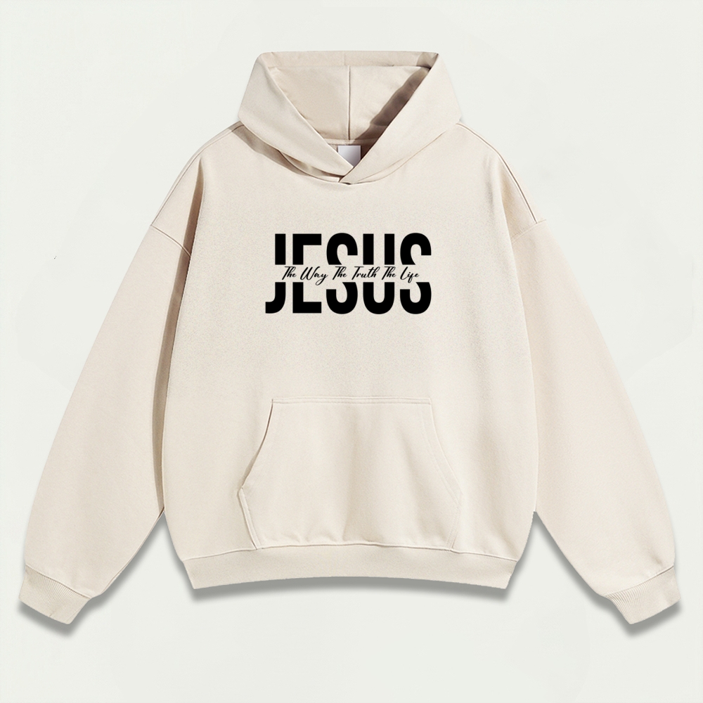 Jesus Heavyweight Faith Hoodie-HikeVista