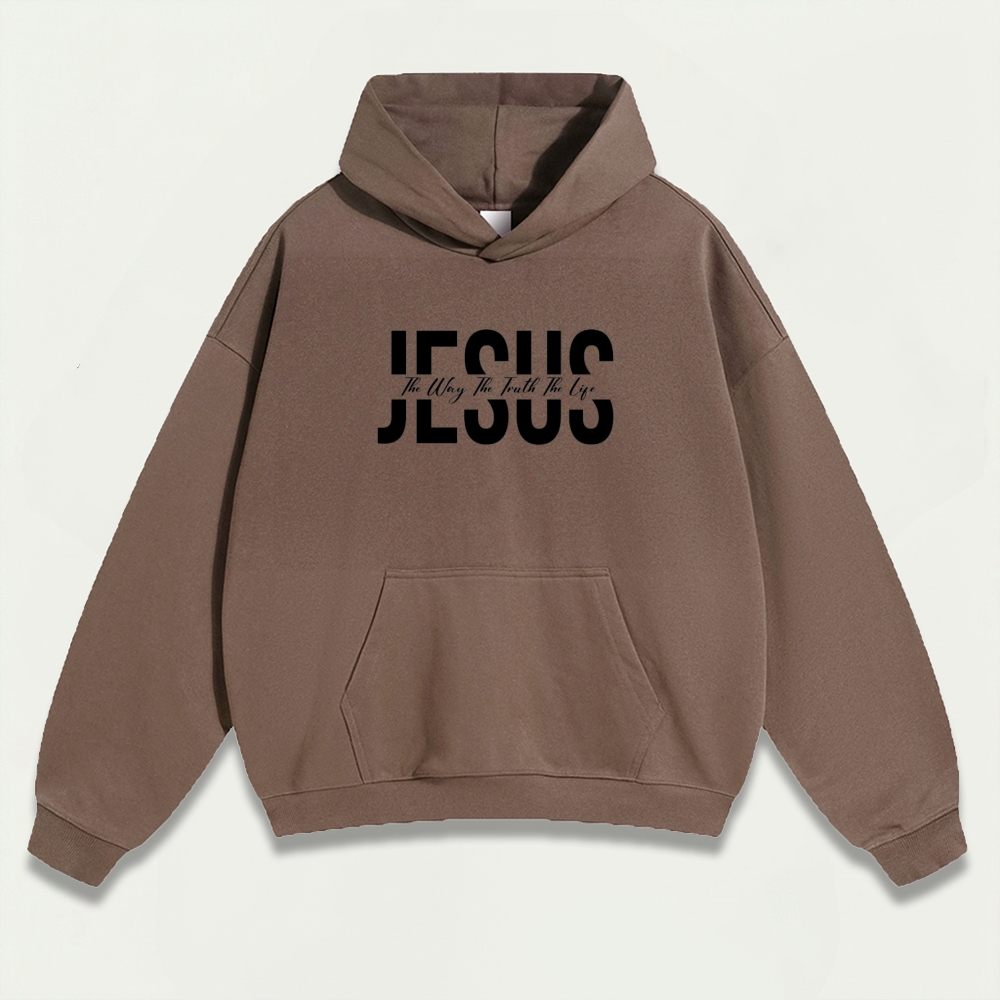 Jesus Heavyweight Faith Hoodie-HikeVista