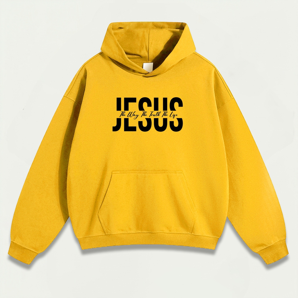 Jesus Heavyweight Faith Hoodie-HikeVista