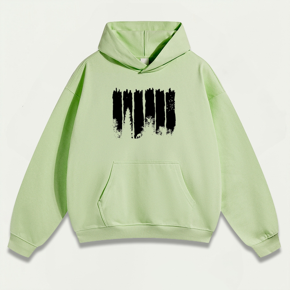 Forest Heavyweight Hiking Hoodie-HikeVista
